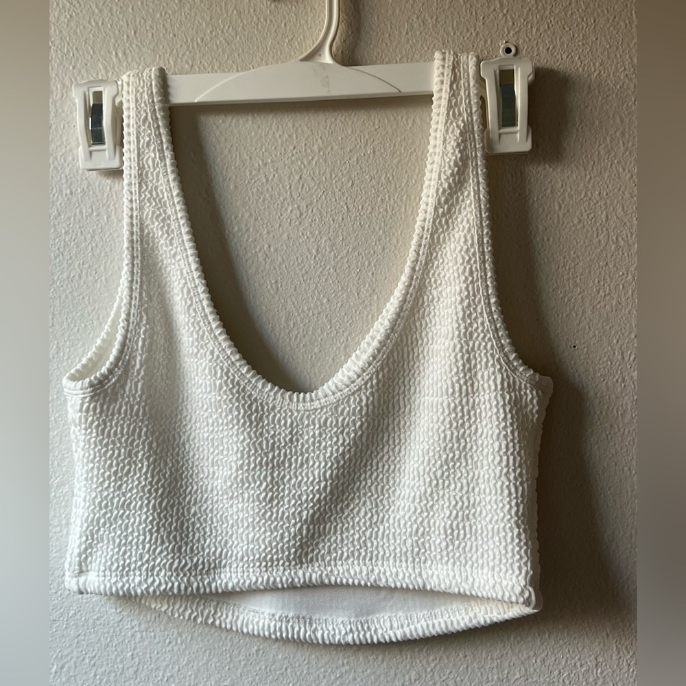 White Reformation skirt and tank top set. Size XS. Worn once. In great condition